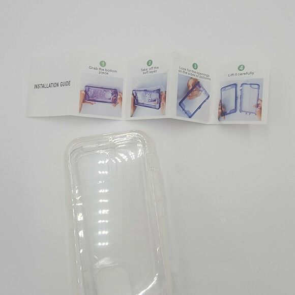 I Phone 12 Pro Max Hybrid CLEAR Phone Case, Compatible With 12 Promax 6.7 - Picture 3 of 4